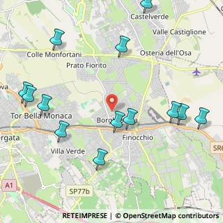 Mappa Via Mesoraca, 00132 Roma RM, Italia (2.74077)
