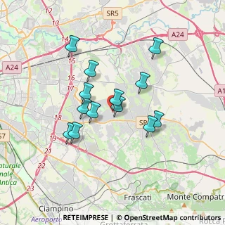 Mappa Via Terrasini, 00133 Roma RM, Italia (3.10385)