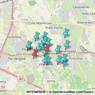 Mappa Via Terrasini, 00133 Roma RM, Italia (1.3315)