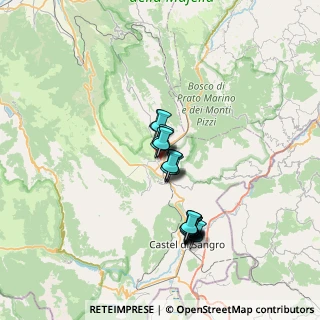 Mappa Via Madonna delle Grazie, 67036 Rivisondoli AQ, Italia (5.8875)