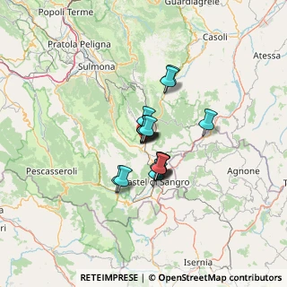 Mappa Via Madonna delle Grazie, 67036 Rivisondoli AQ, Italia (8.11235)
