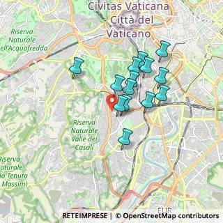 Mappa Via di Monte Verde, 00151 Roma RM, Italia (1.44429)