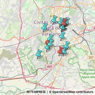 Mappa Via di Monte Verde, 00151 Roma RM, Italia (3.43421)