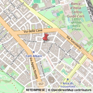 Mappa Via Genzano, 60, 00179 Roma, Roma (Lazio)