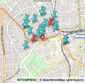 Mappa Via Circonvallazione Gianicolense, 00149 Roma RM, Italia (0.412)