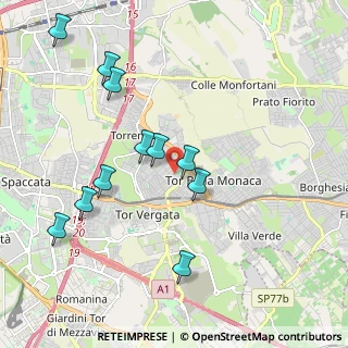 Mappa Via Orazio Borgianni, 00133 Roma RM, Italia (2.20364)