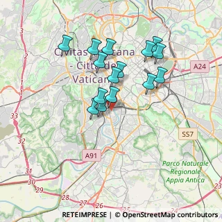 Mappa CAP, 00146 Roma RM, Italia (3.27333)