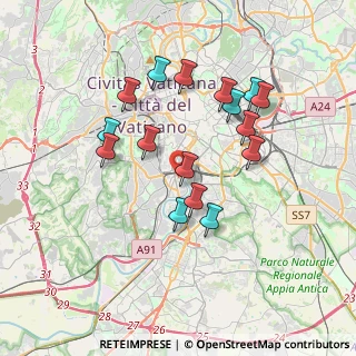 Mappa Via Giacomo Raffaelli, 00146 Roma RM, Italia (3.55313)