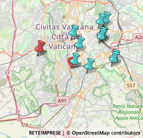 Mappa Via J. Belgrado, 00149 Roma RM, Italia (3.82846)