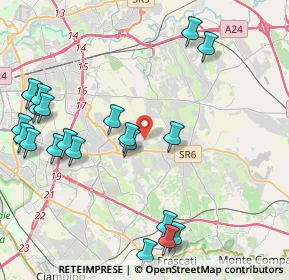 Mappa Via Mineo, 00133 Roma RM, Italia (5.3225)
