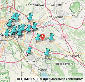 Mappa Via Mineo, 00133 Roma RM, Italia (9.441)