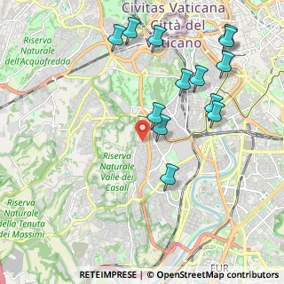 Mappa Via di Monteverde, 00151 Roma RM, Italia (2.39615)