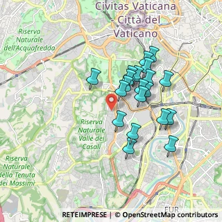 Mappa Via di Monteverde, 00151 Roma RM, Italia (1.5795)