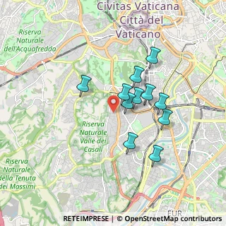 Mappa Via di Monteverde, 00151 Roma RM, Italia (1.49364)
