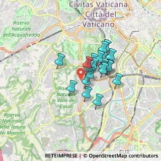 Mappa Via di Monteverde, 00151 Roma RM, Italia (1.223)