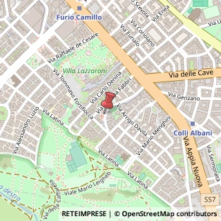 Mappa Via Giovanni Botero,  60, 00179 Roma, Roma (Lazio)