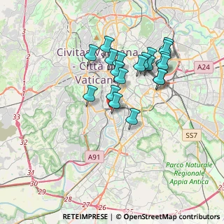 Mappa Via Stefano Longanesi, 00146 Roma RM, Italia (3.4525)