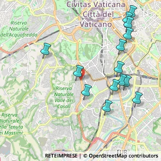 Mappa Colli Portuensi- Monteverde, 00151 Roma RM, Italia (2.58714)