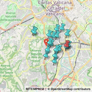 Mappa Colli Portuensi- Monteverde, 00151 Roma RM, Italia (1.4385)
