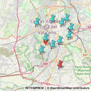 Mappa Via Caterina Fieschi, 00151 Roma RM, Italia (3.78273)
