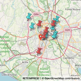 Mappa Via Caterina Fieschi, 00151 Roma RM, Italia (5.79714)