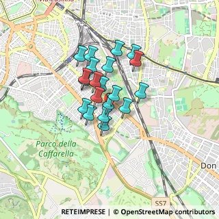 Mappa Via del Velodromo, 00179 Roma RM, Italia (0.6175)
