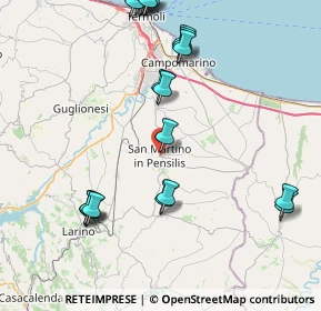 Mappa Via Stella, 86046 San Martino in Pensilis CB, Italia (10.397)