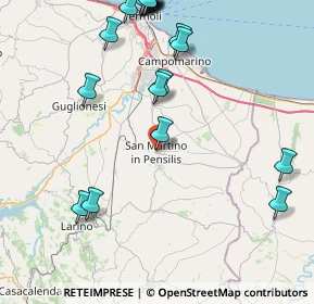 Mappa Via Stella, 86046 San Martino in Pensilis CB, Italia (11.4245)