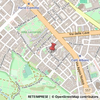 Mappa Via Arrigo Davila, 33, 00179 Roma, Roma (Lazio)