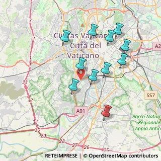 Mappa Via Rivaldi Ascanio, 00151 Roma RM, Italia (3.84091)