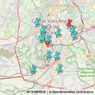 Mappa Via Rivaldi Ascanio, 00151 Roma RM, Italia (3.52769)