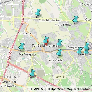 Mappa Via Francesco Merlini, 00133 Roma RM, Italia (2.76091)