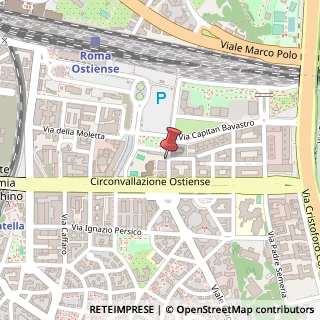 Mappa Via Manfredo Camperio, 25, 00154 Roma, Roma (Lazio)