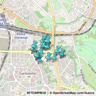 Mappa Largo Angelo Fochetti, 00144 Roma RM, Italia (0.2695)