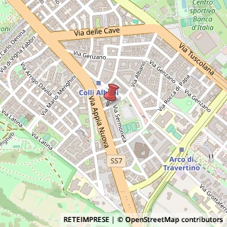 Mappa Via Albano,  49, 00179 Roma, Roma (Lazio)