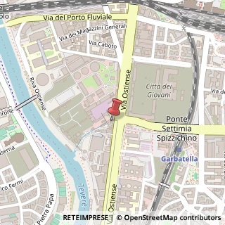 Mappa Via Ostiense, 92, CAP 0 Roma, Roma (Lazio)