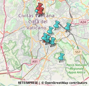 Mappa Via Amedeo Avogadro, 00146 Roma RM, Italia (3.31533)