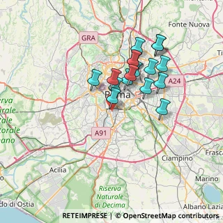 Mappa Via Amedeo Avogadro, 00146 Roma RM, Italia (6.46706)
