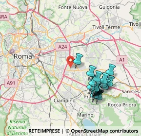 Mappa Roma, 00133 Roma RM, Italia (8.1625)