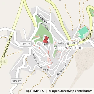 Mappa Via Lama Plana, 1, 66033 Castiglione Messer Marino, Chieti (Abruzzo)