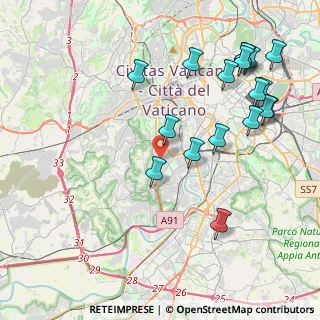 Mappa Via Alessandro Crivelli, 00151 Roma RM, Italia (5.065)
