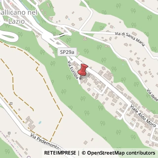 Mappa Via Europa, 61, 00010 Gallicano nel Lazio, Roma (Lazio)