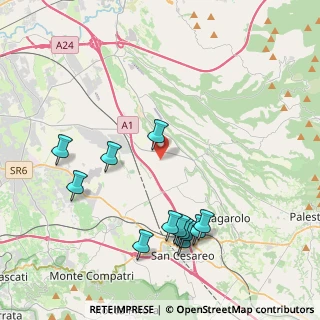 Mappa Via Bosco Linaro, 00010 Gallicano nel Lazio RM, Italia (4.75583)