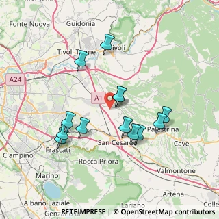 Mappa Via Bosco Linaro, 00010 Gallicano nel Lazio RM, Italia (7.20308)