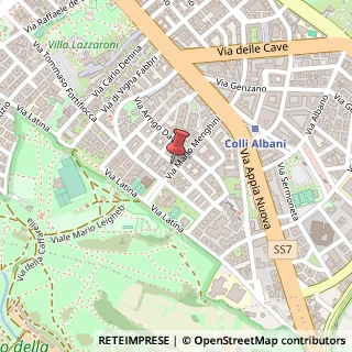 Mappa Via Mario Menghini, 80, 00179 Roma, Roma (Lazio)