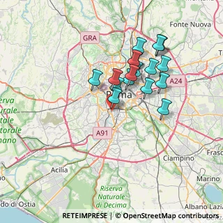 Mappa Via Alberto Einstein, 00146 Roma RM, Italia (6.54176)