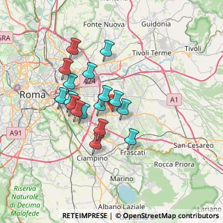 Mappa Largo Mengaroni Ferruccio, 00133 Roma RM, Italia (6.10118)