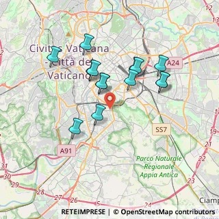 Mappa Largo Angelo Fochetti, 00154 Roma RM, Italia (3.38857)