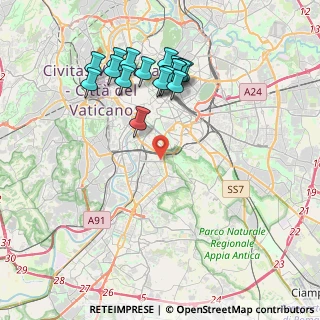 Mappa Largo Angelo Fochetti, 00154 Roma RM, Italia (4.22278)