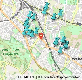 Mappa Via Tuscolana 634 A-B-C-D-E-F, 00181 Roma RM, Italia (0.9965)